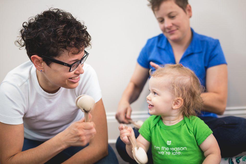 The benefits playing instruments with your little one are endless.  